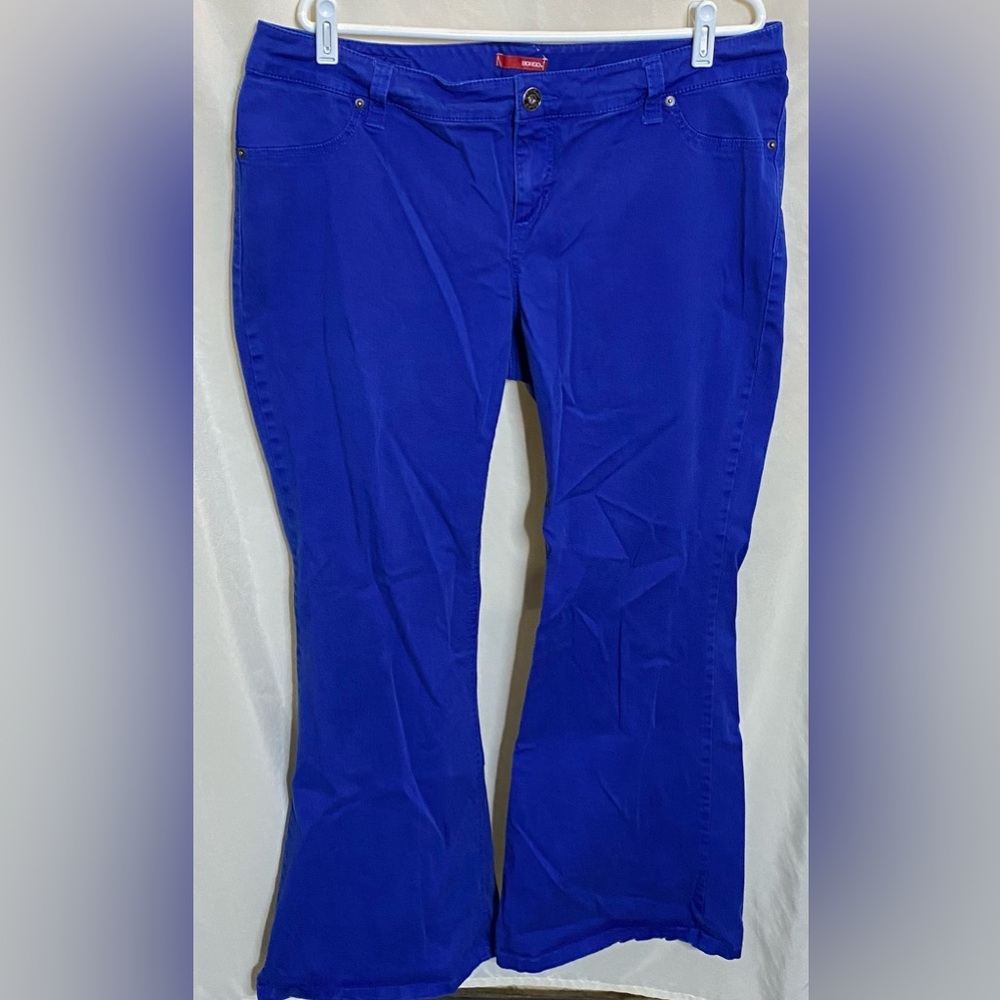 Vintage Y2K Bongo Plus Size Blue Flared Jeans - Picture 2 of 7
